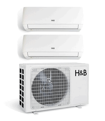 climatiseur double split H&B 